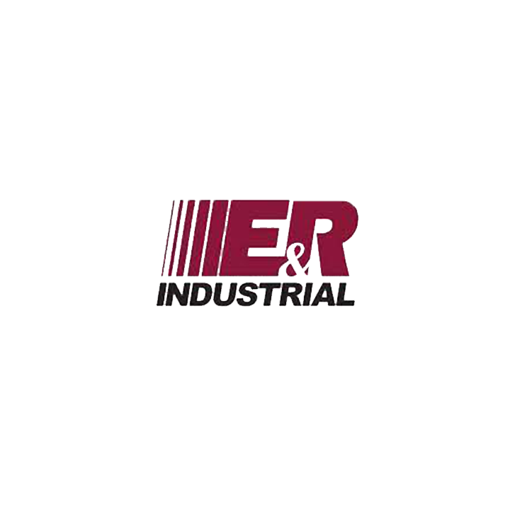 E and R Industrial Burgundy Logo